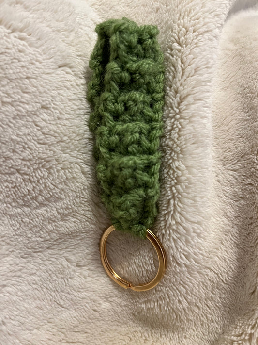 Small crocheted wristlet