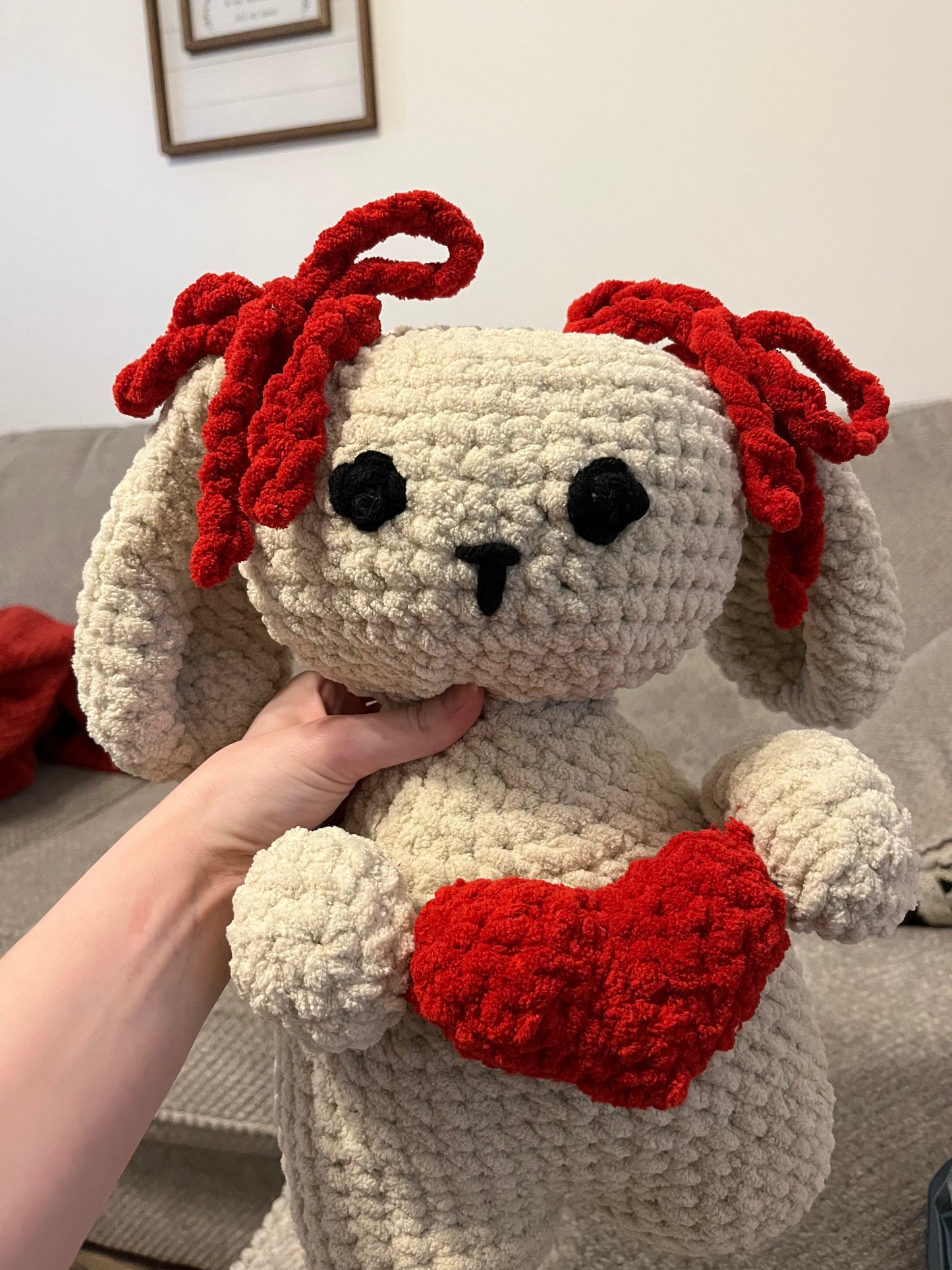 Crocheted bunny